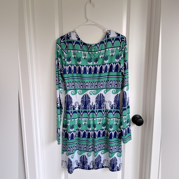 🌱JB By Julie Brown Dress Women’s Multicolor Print Sheath - Picture 2 of 5